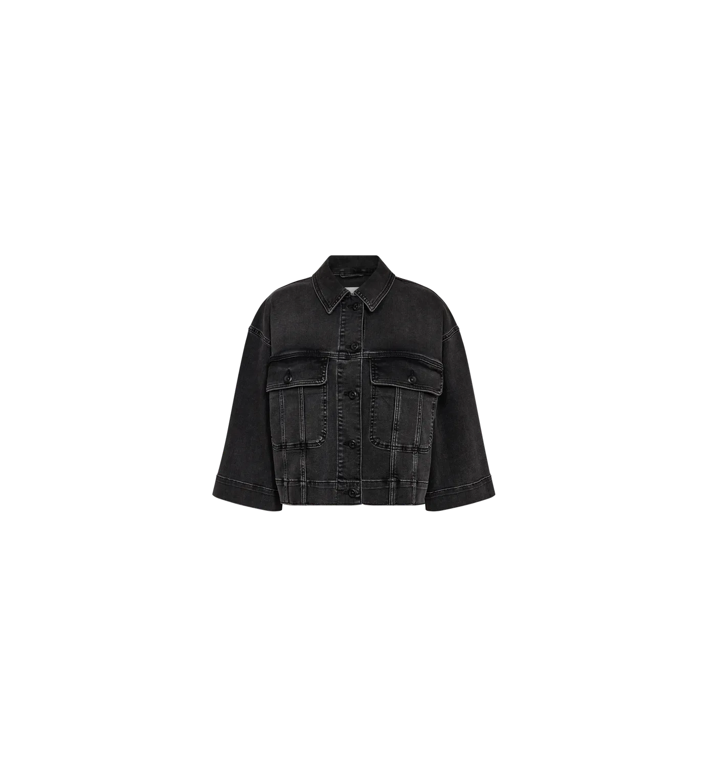 Mos Mosh Penn Deluxe Denim Jacket Jeansjacke Grey oversize