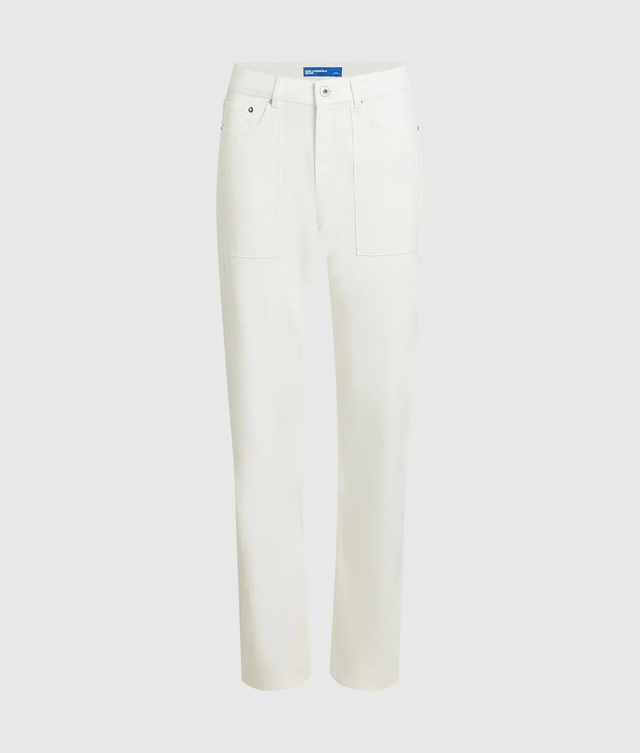 Karl Lagerfeld KL Jeans White Straight Jeans Damen Weiß