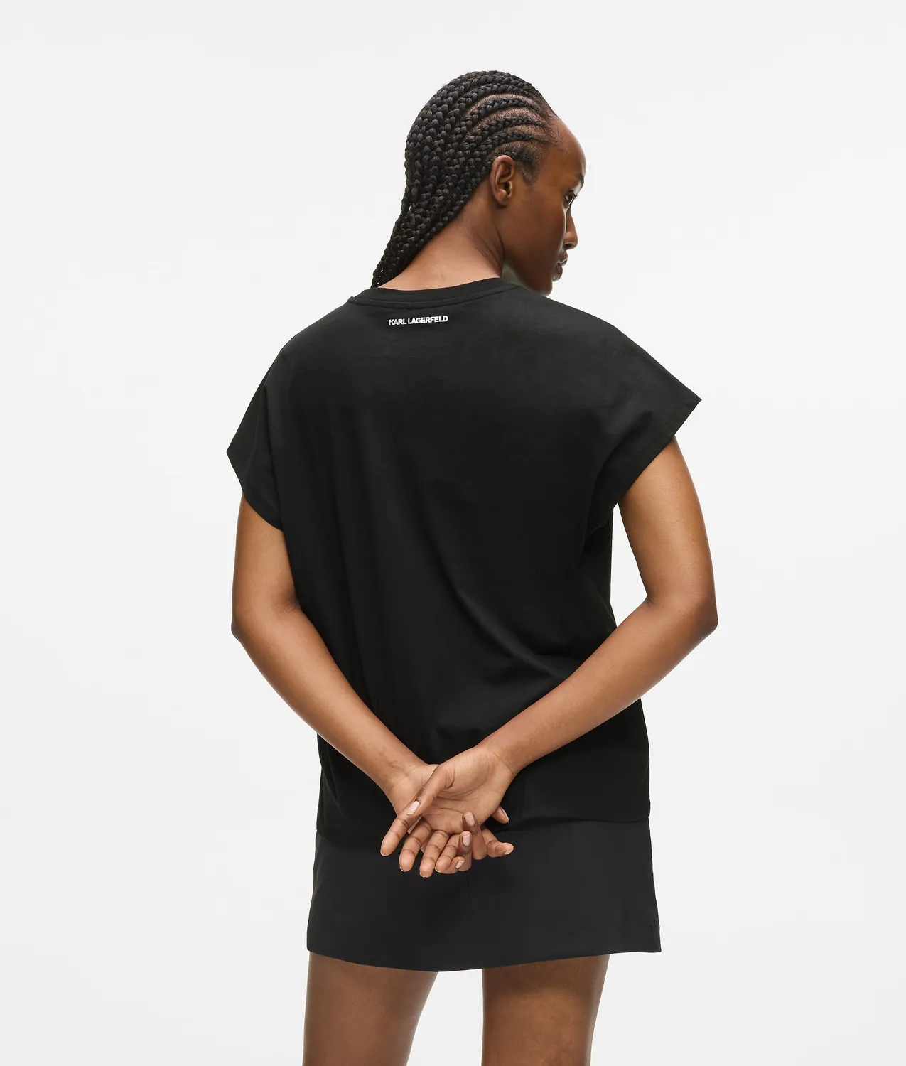 Karl Lagerfeld Rue St-Guillaume T-Shirt Glitzer Bio