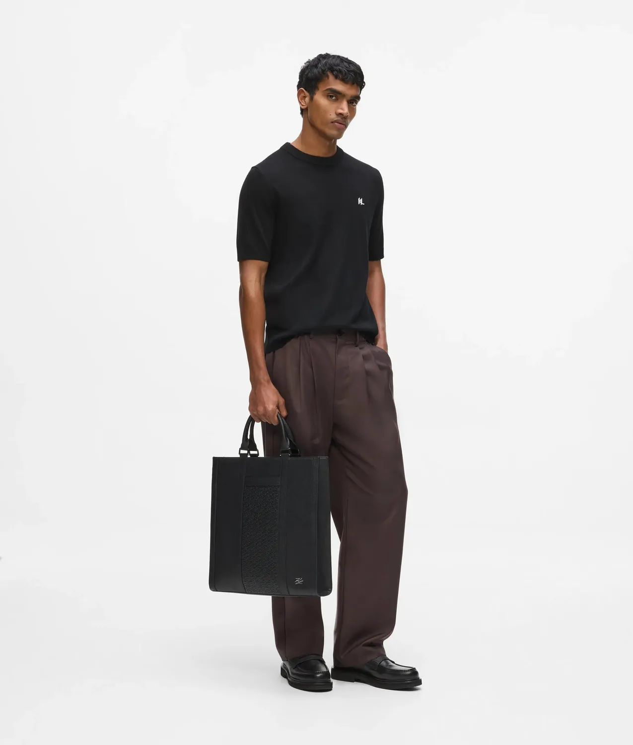 Karl Lagerfeld K/Panel Tote Bag Logo Herren Damen