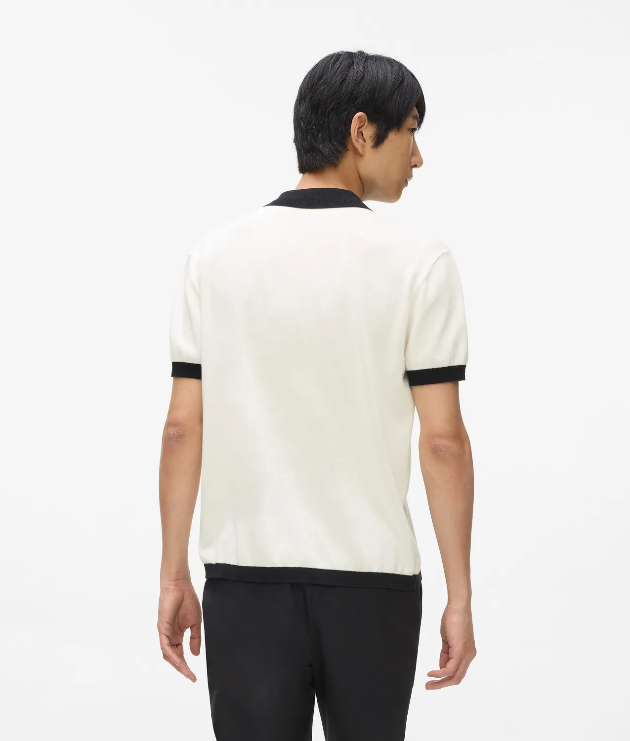 Karl Lagerfeld Monogram Poloshirt Baumwolle Stickerei