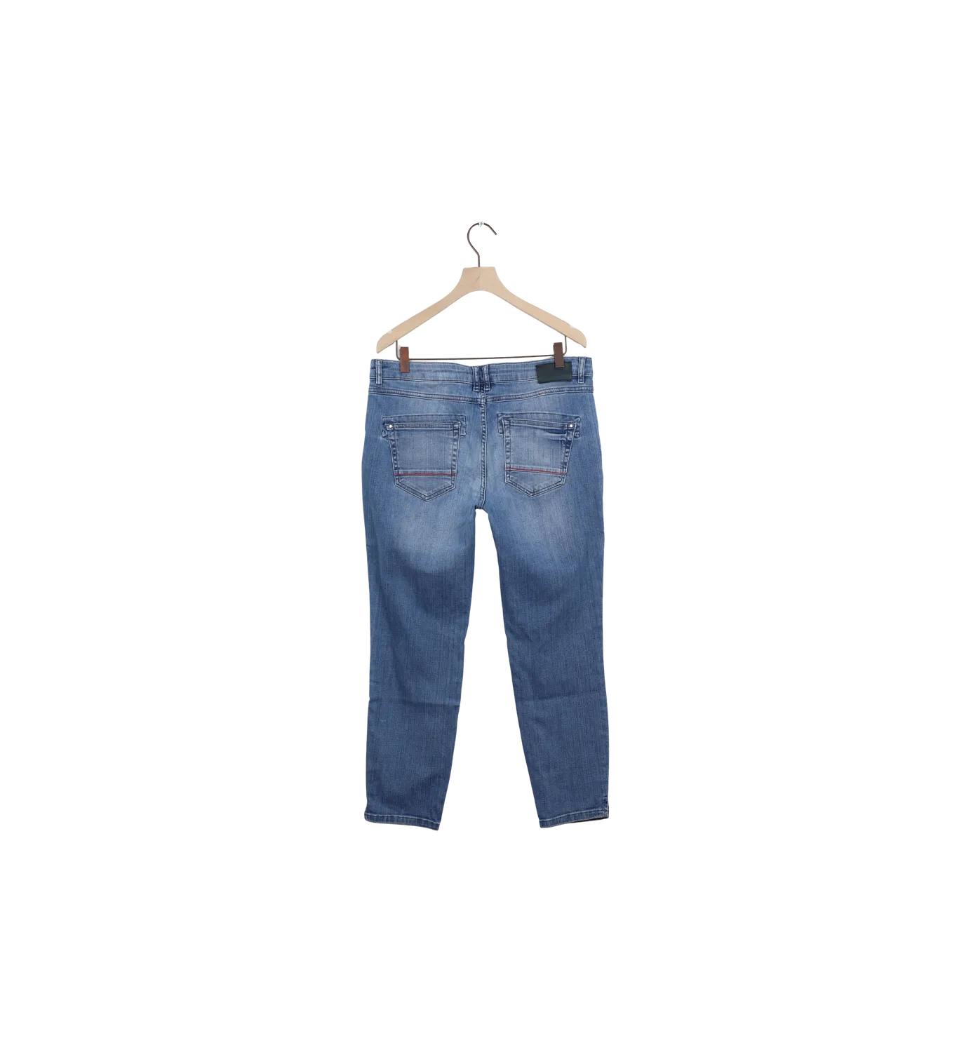Mos Mosh MMNaomi Flamingo 7/8 Split Jeans Blau 30 Secondhand