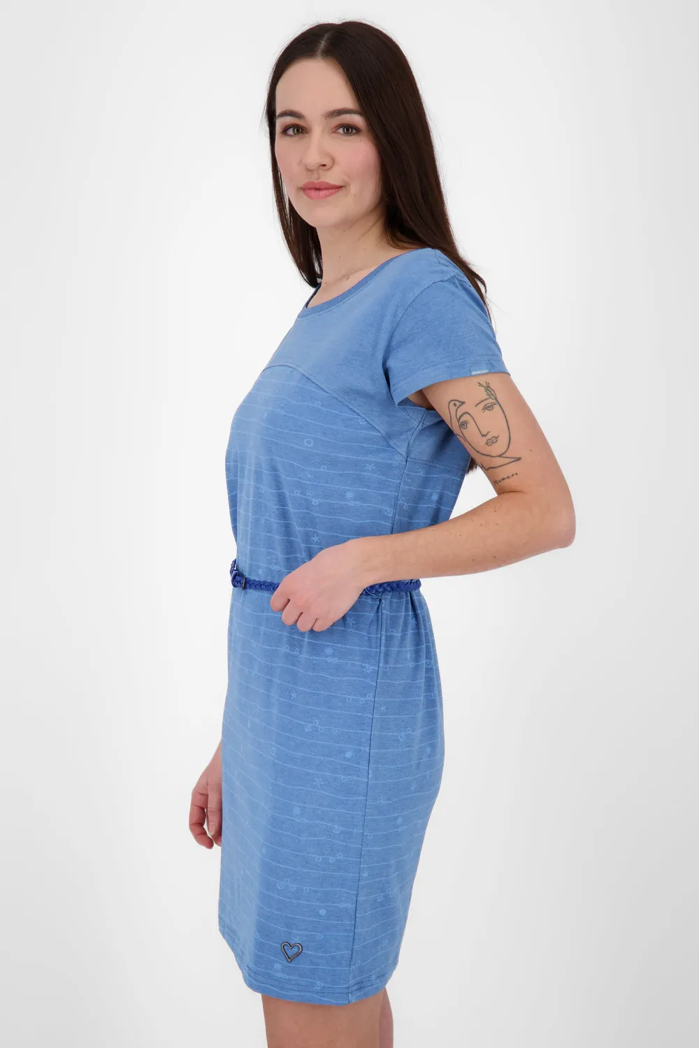 Alife & Kickin ClariceAK Kleid Blau Streifen Retro