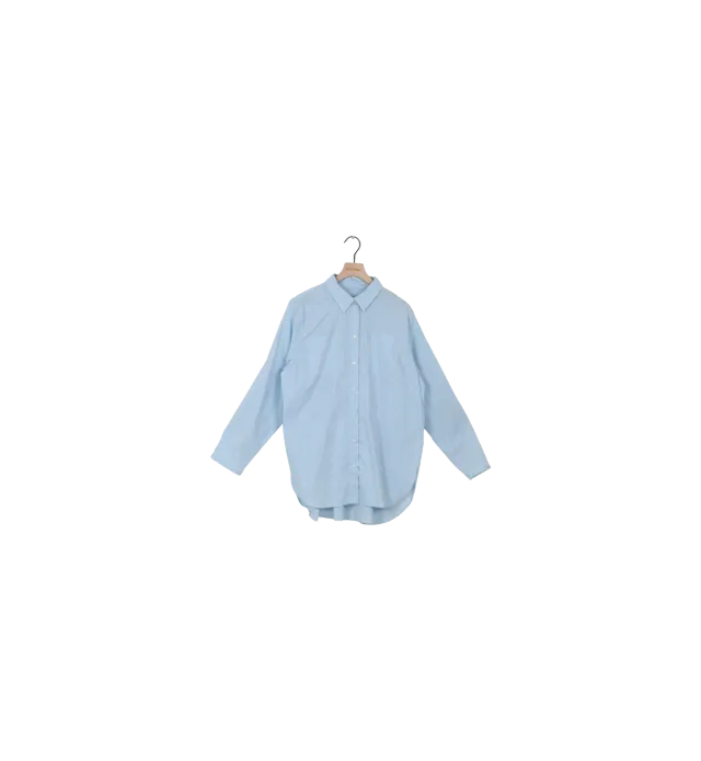 Mos Mosh MMArleth Flip Stripe Hemd Clear Sky M