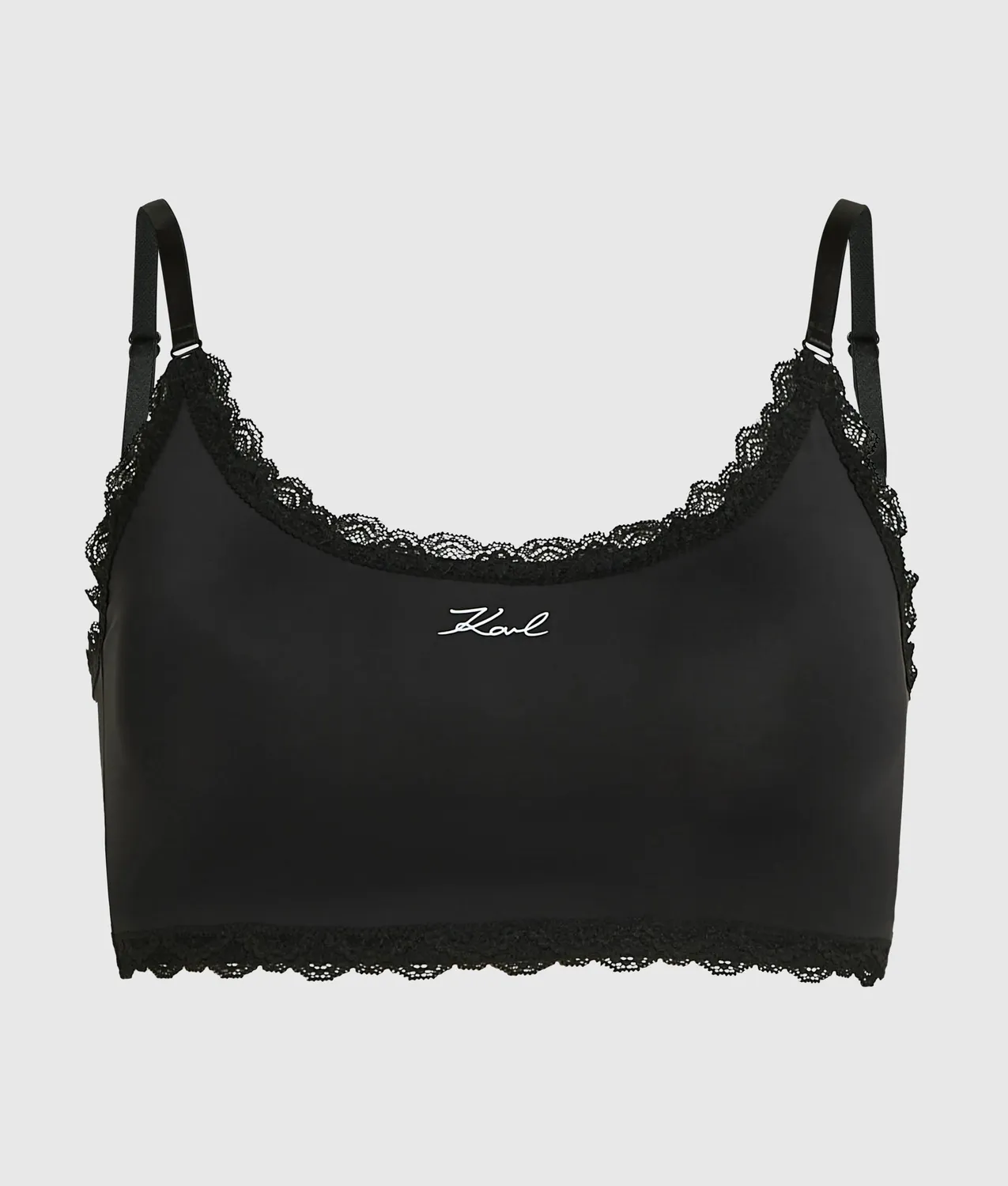 Karl Lagerfeld Signature Bralette Bustier Spitze Damen