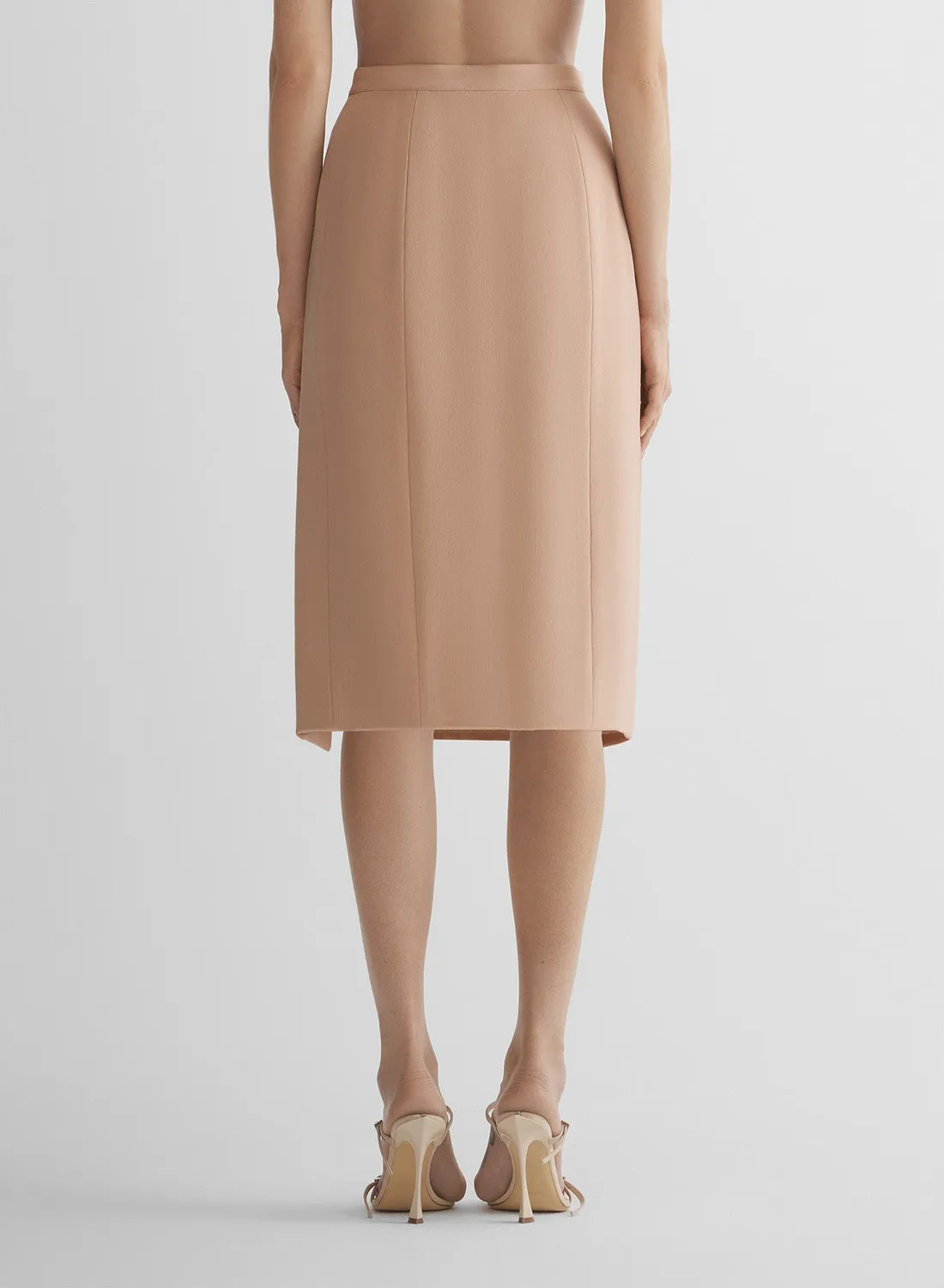Mugler Re/Edit Lingerie Rock Beige Bleistift