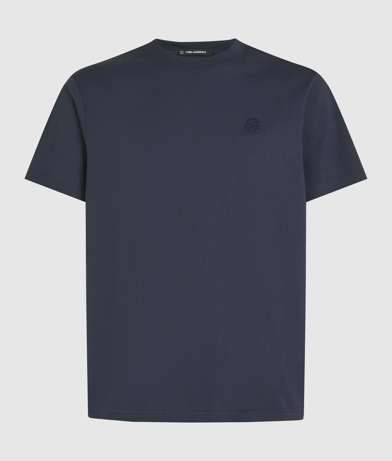Karl Lagerfeld Ikon Kameo T-Shirt Baumwolle schwarz