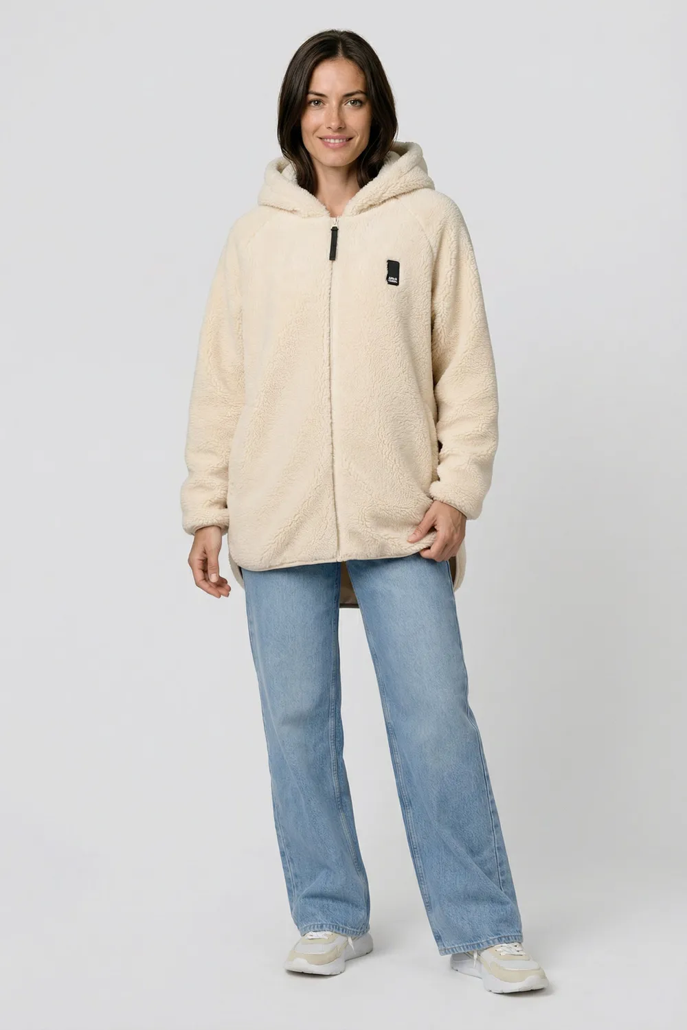 Alife & Kickin DominiqueAK T Teddyjacke beige Fleece