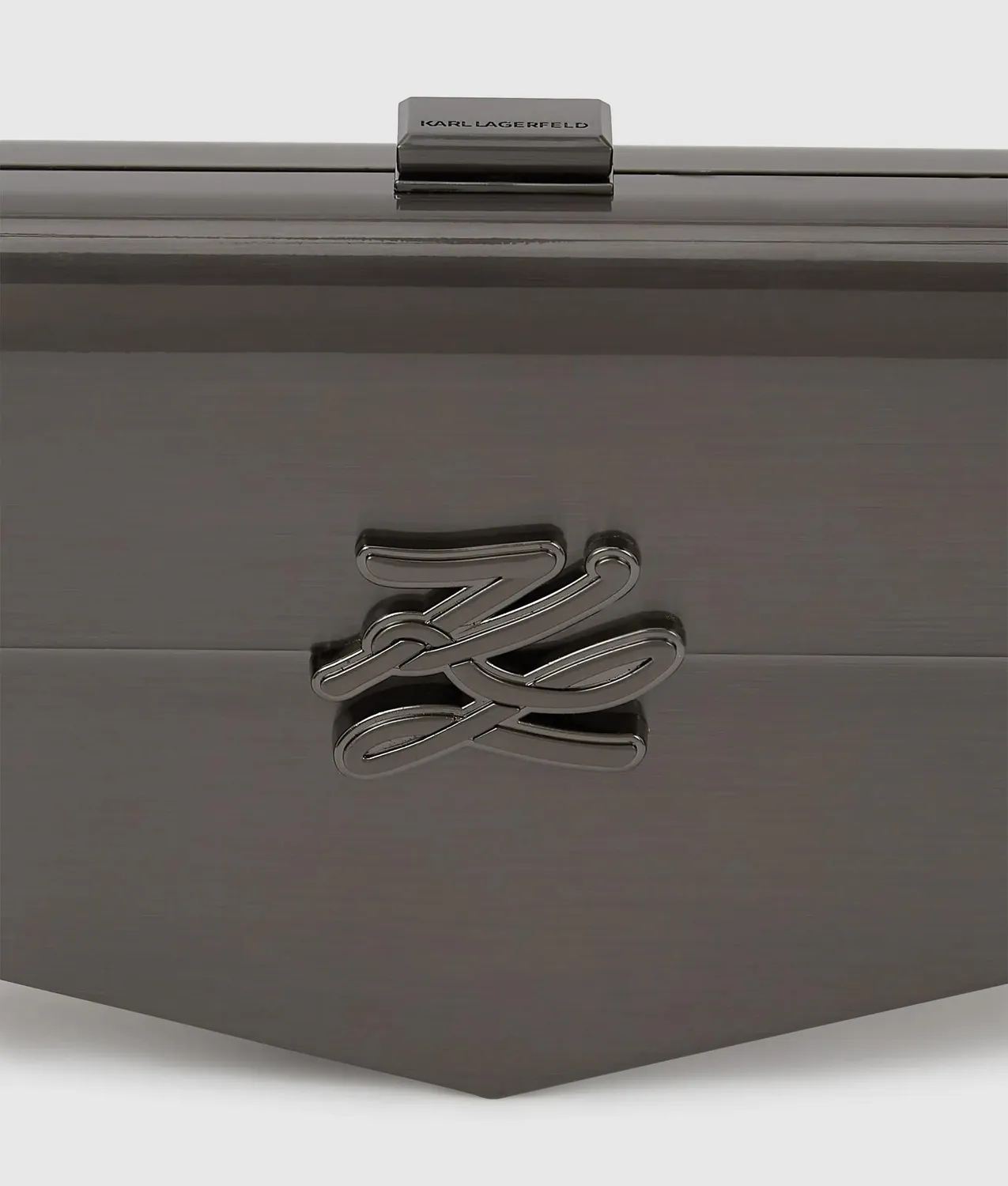 Karl Lagerfeld KL Studio Autograph Clutch Tasche One Size Glanz