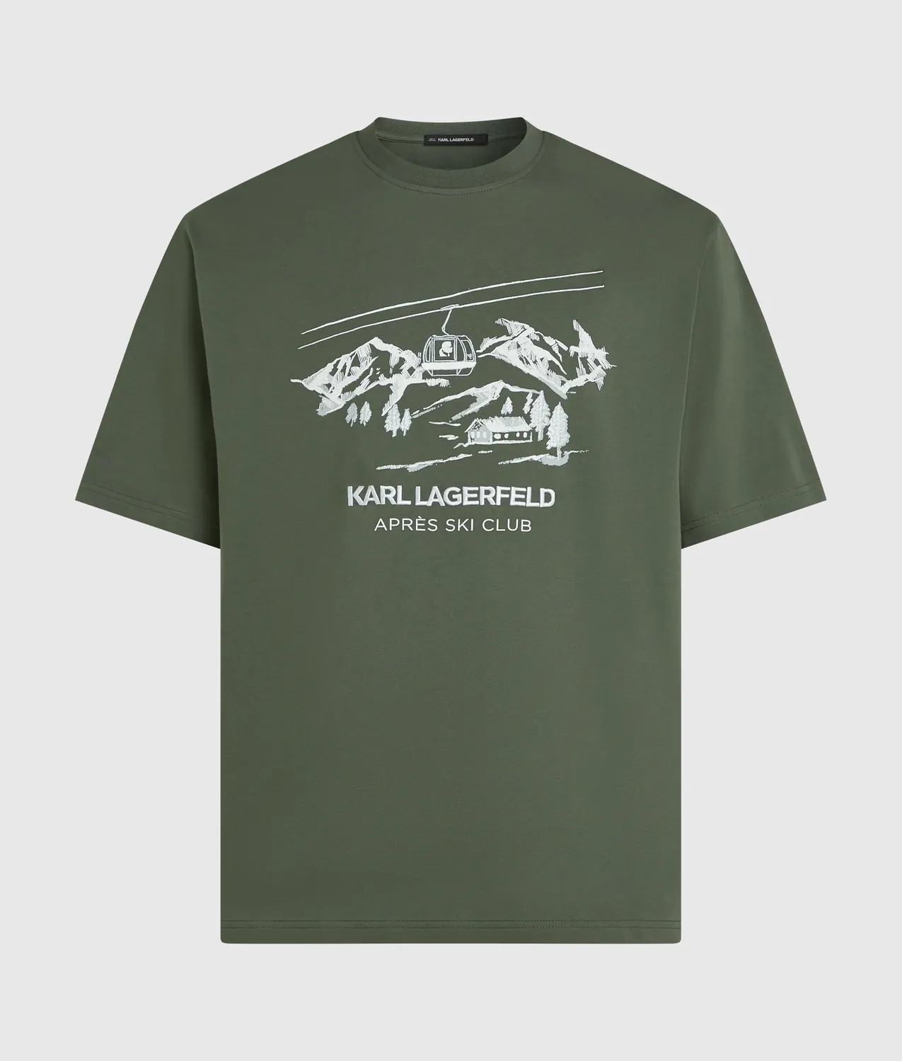 Karl Lagerfeld Après Ski Club T-Shirt Herren Baumwolle