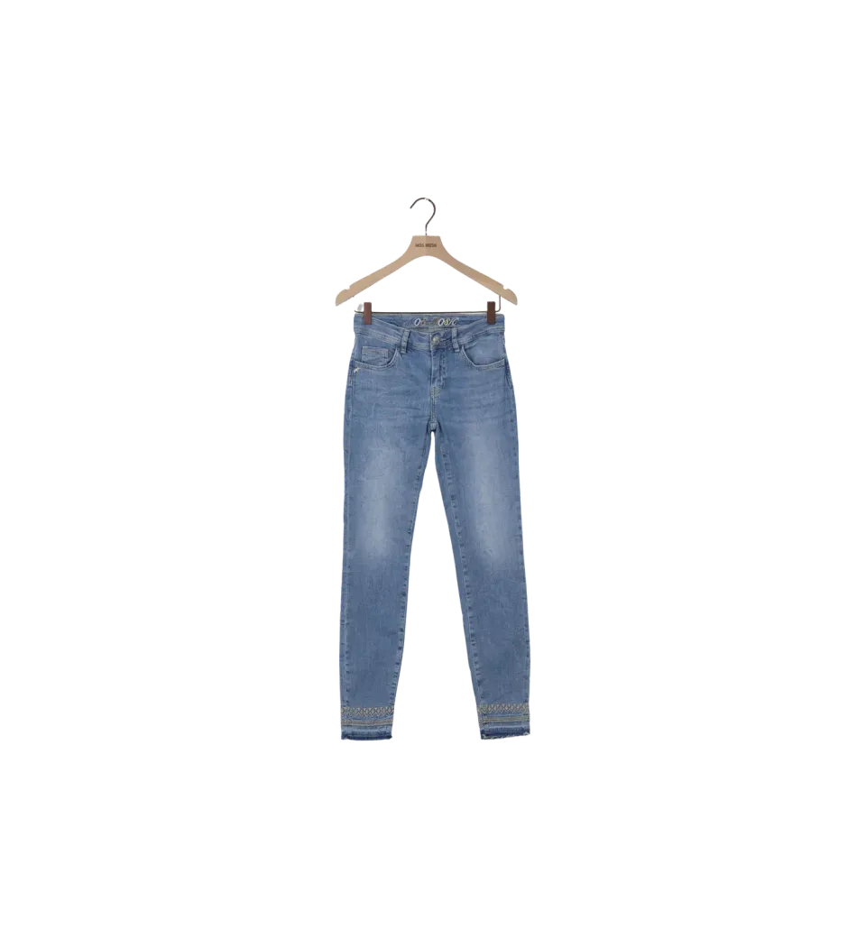 Mos Mosh MMSumner Diva Jeans 24 Hellblau Slim Stretch Secondhand