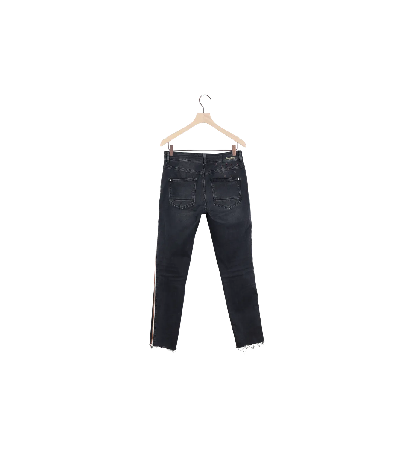 Mos Mosh ReLoved MMBradford Stone Jeans 27 Black Denim Secondhand