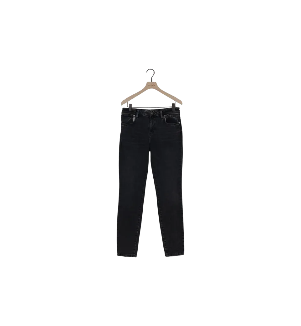 Mos Mosh MMBradford Zipp Jeans 28 Grau Secondhand
