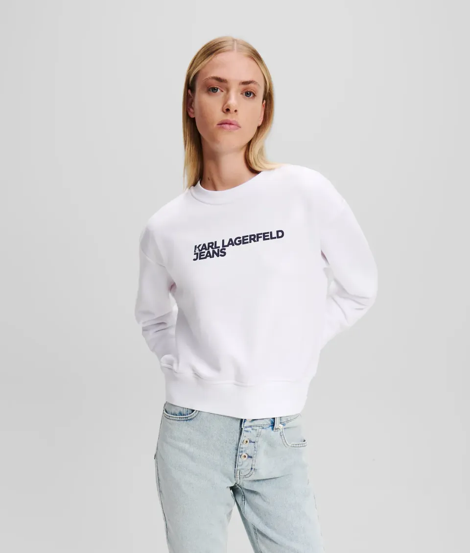 Karl Lagerfeld Jeans Logo Sweatshirt Crew-Neck