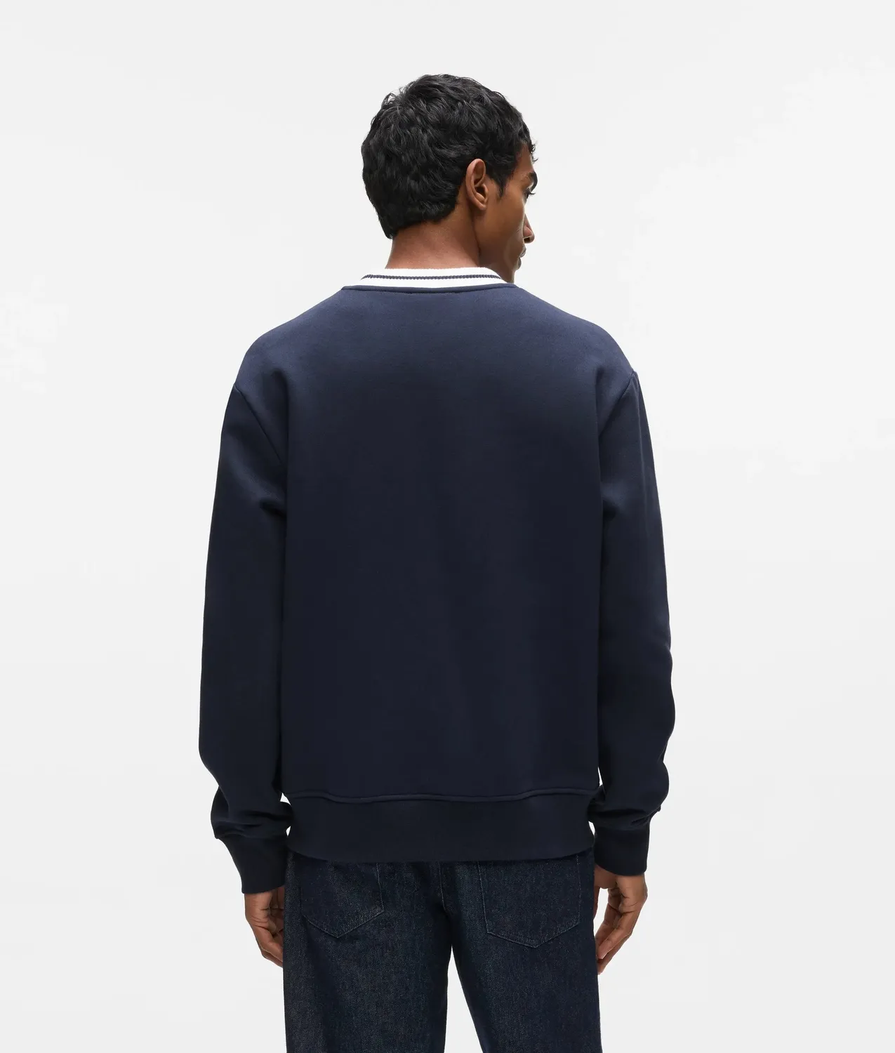 Karl Lagerfeld Ikon Striped Neck Sweatshirt XS-XXL Gestreift