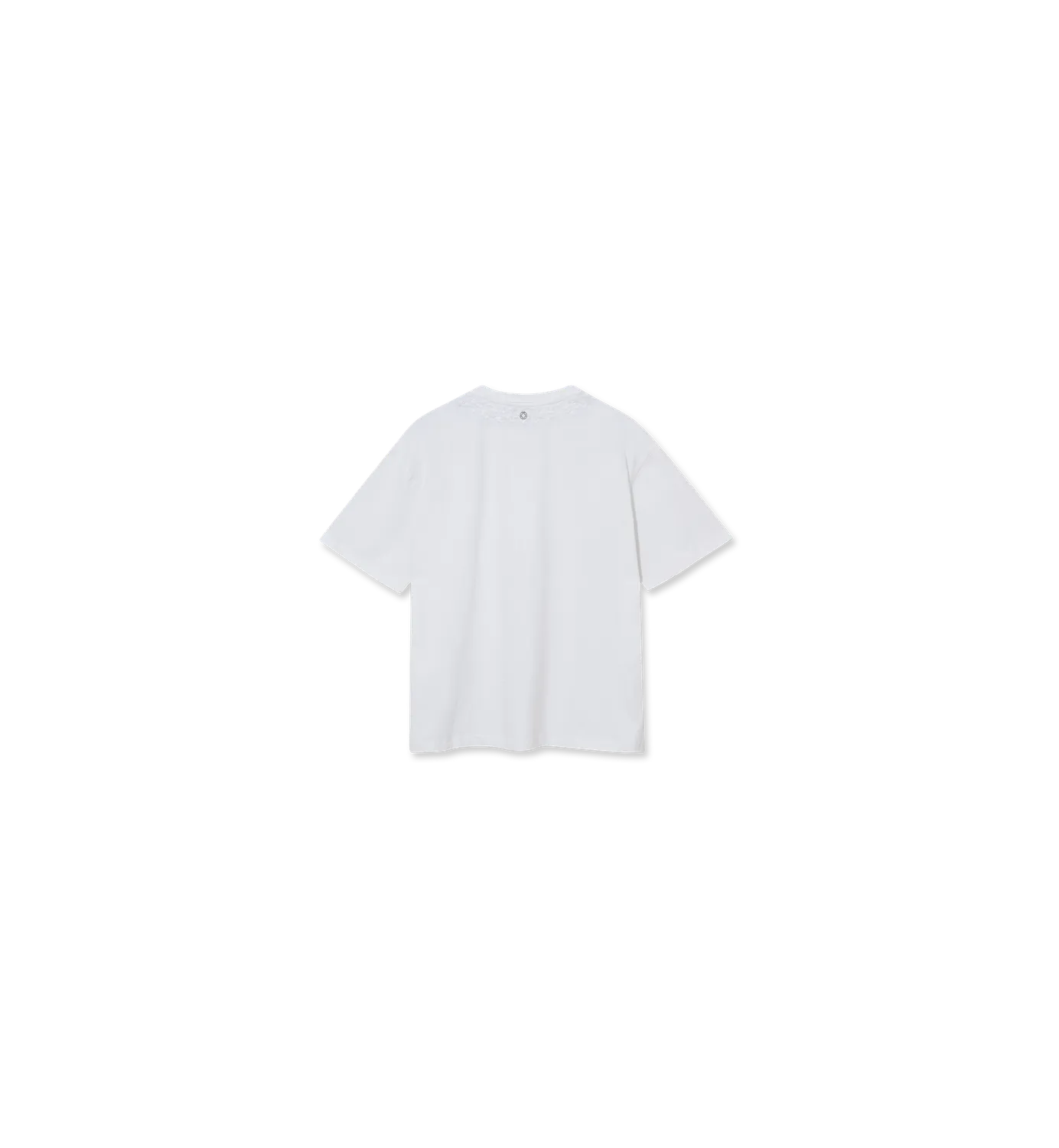 Mos Mosh MMHFlower Vintage T-Shirt Oversize Weiß Baumwolle