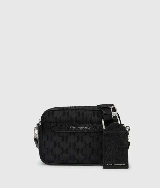 Karl Lagerfeld K/Monogram Camera Bag Jacquard