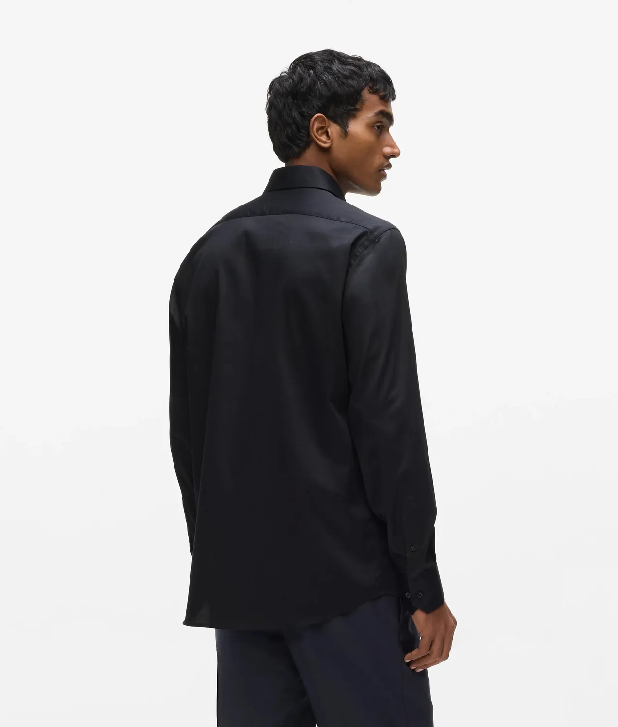 Karl Lagerfeld Monogram Hemd Herren Button-Front Stickerei