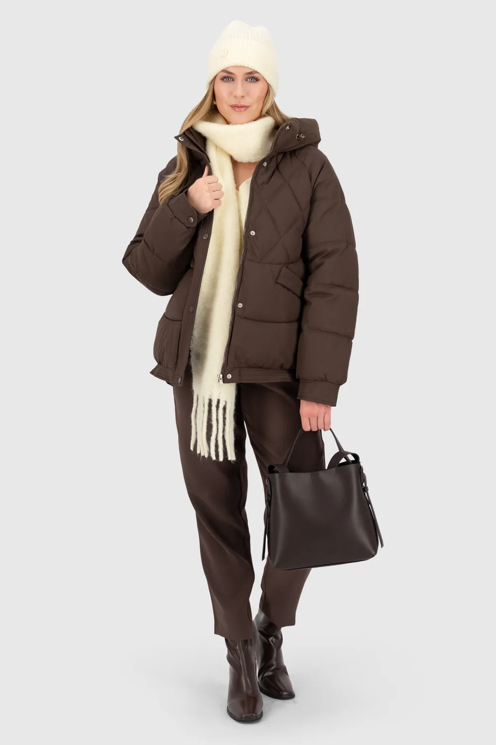 Alife & Kickin HedwigAK A Puffer Jacket Braun Damen Stepp