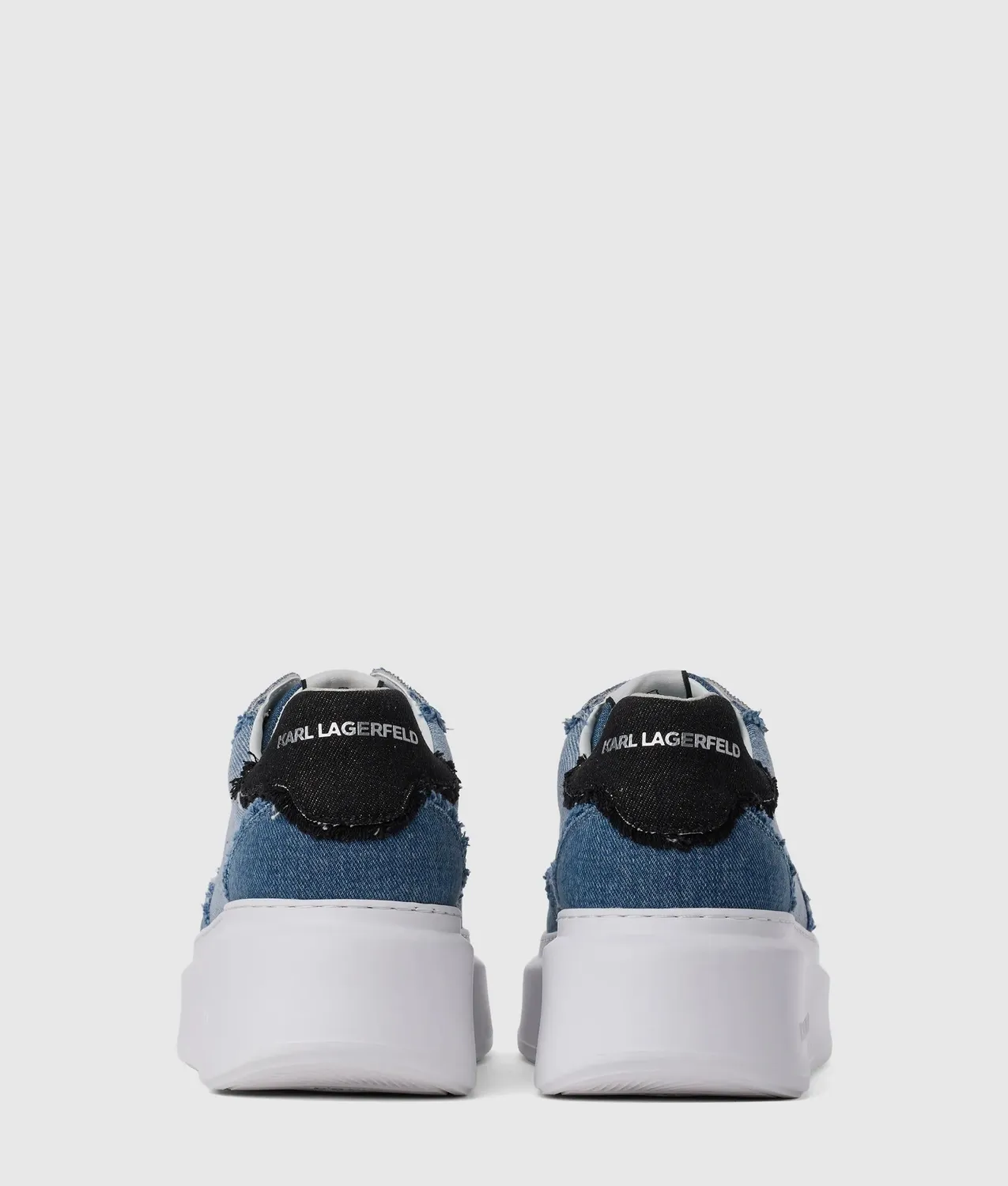 Karl Lagerfeld Anakapri Denim Sneakers Keil Größe 7