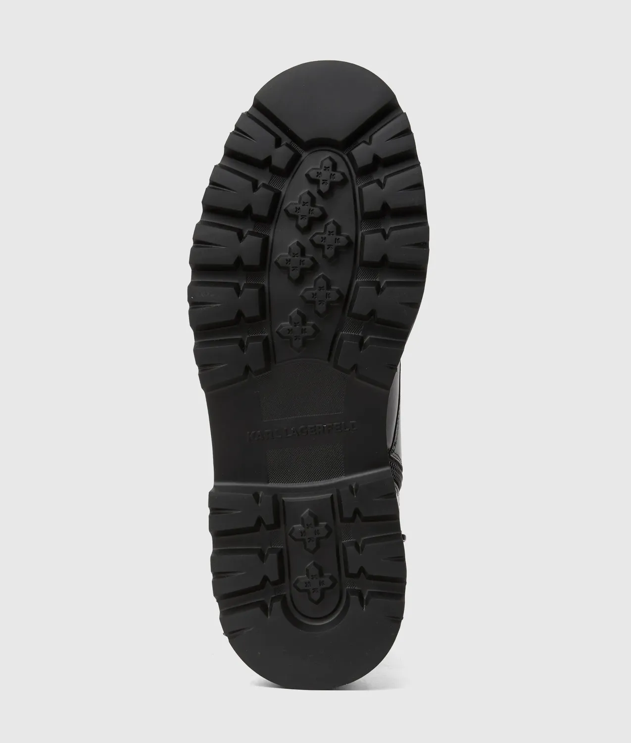 Karl Lagerfeld Kyla Schnürboots Leder Schnallen