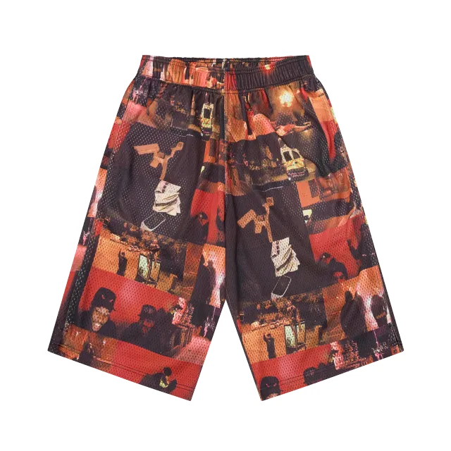 Corteiz It Ain't Safe Mesh Short Multi Bunt