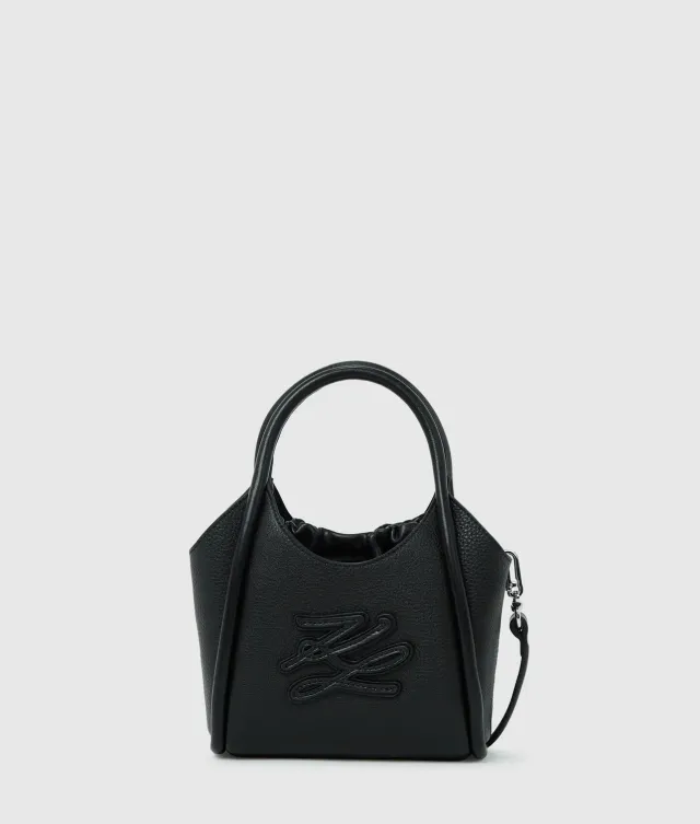 Karl Lagerfeld K/Autograph Mini Tote Tasche schwarz