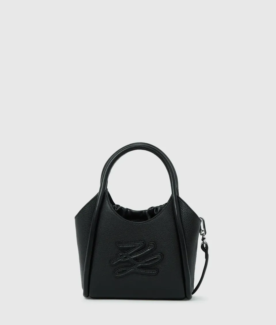 Karl Lagerfeld K/Autograph Mini Tote Tasche schwarz