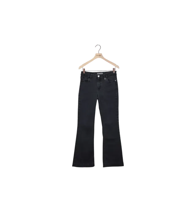 Mos Mosh MMAlli Hybrid Flare Jeans Schwarz 28 High Waist
