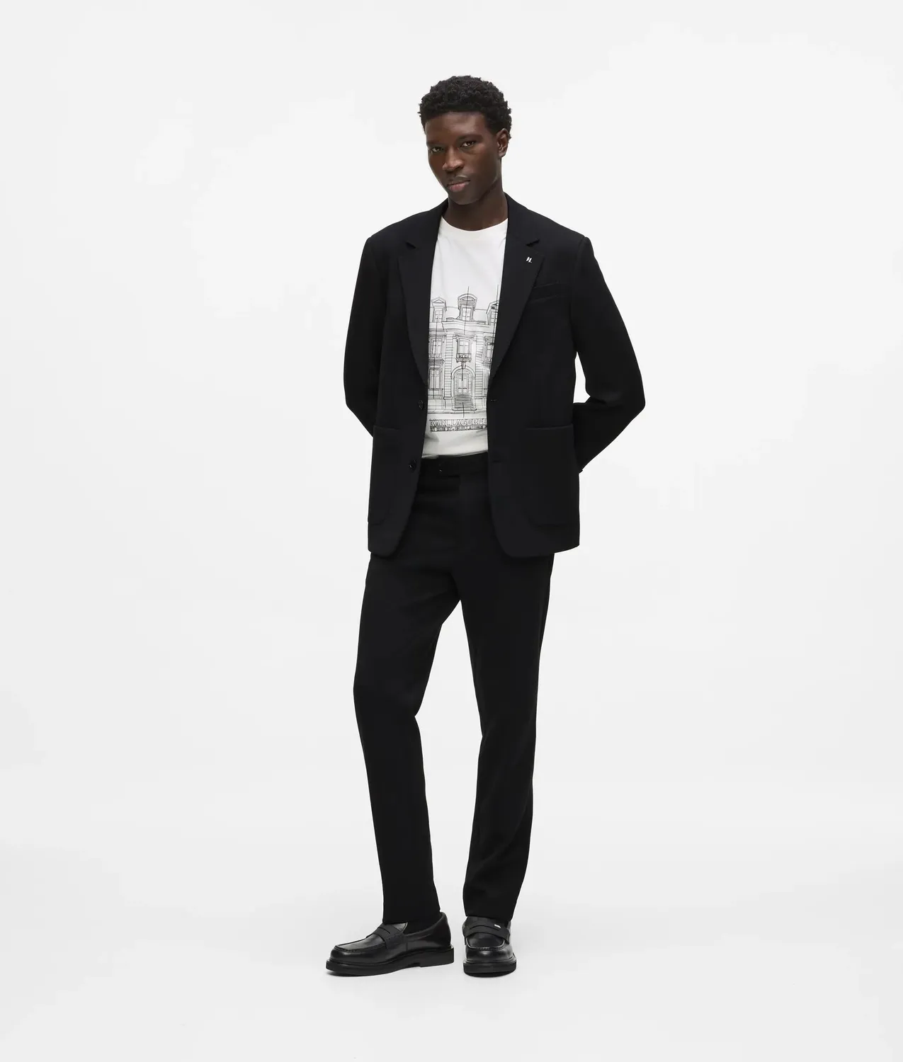Karl Lagerfeld Karl Classics Tailored Punto Anzughose Stretch