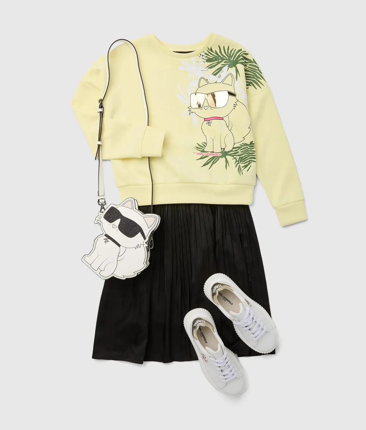 Karl Lagerfeld Ikon Choupette Sweatshirt Mädchen Jersey