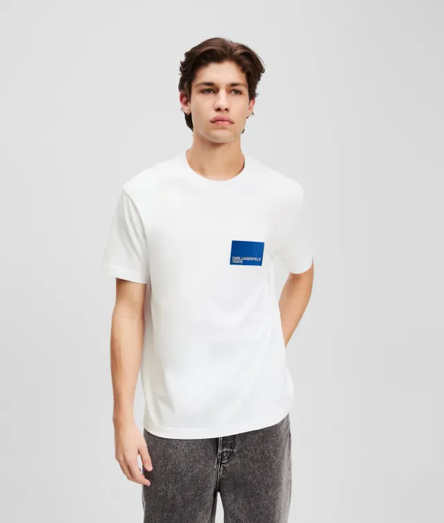 Karl Lagerfeld Box Logo T-Shirt Herren Baumwolle