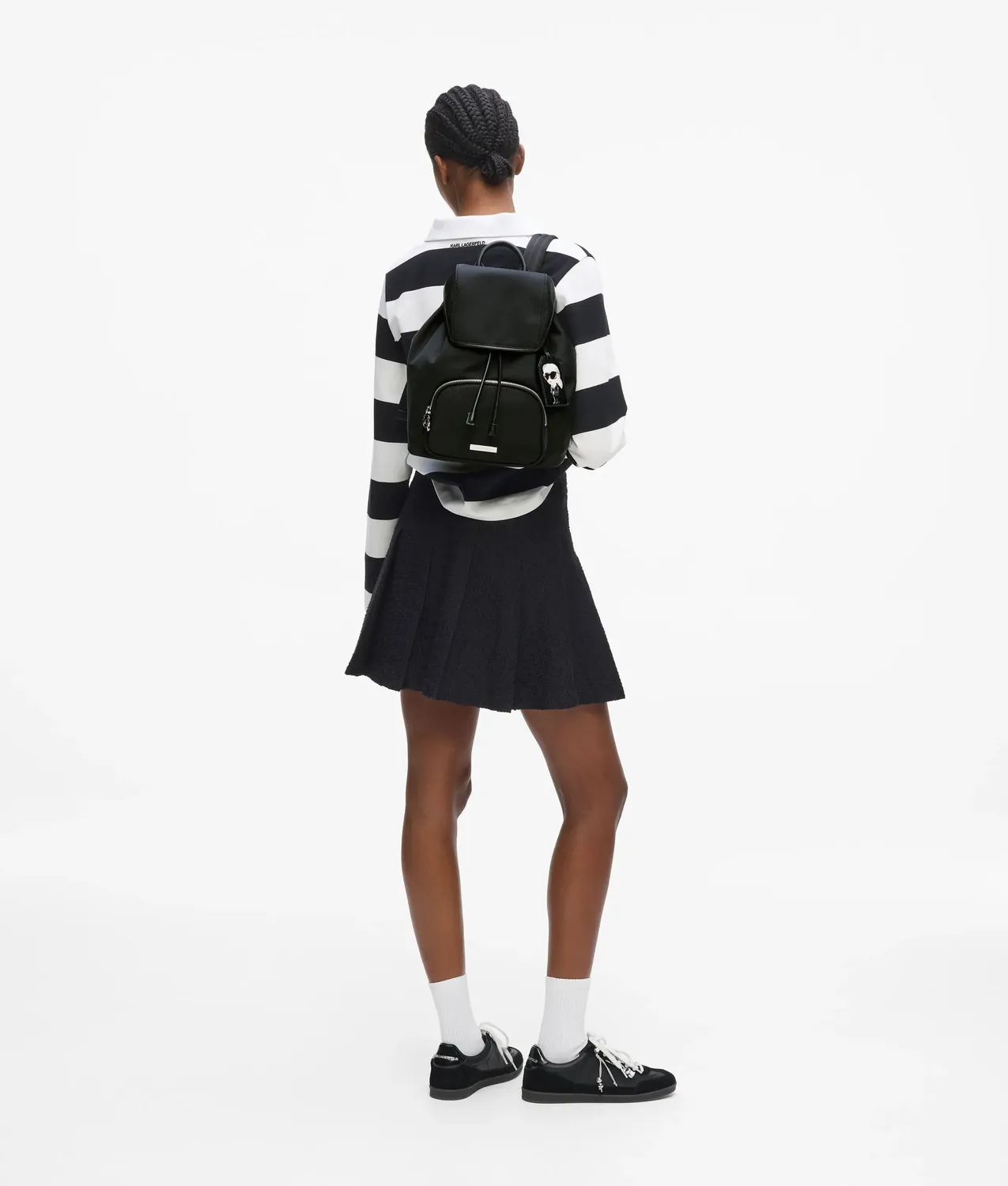 Karl Lagerfeld Ikon Nylon Tag Rucksack Nylon