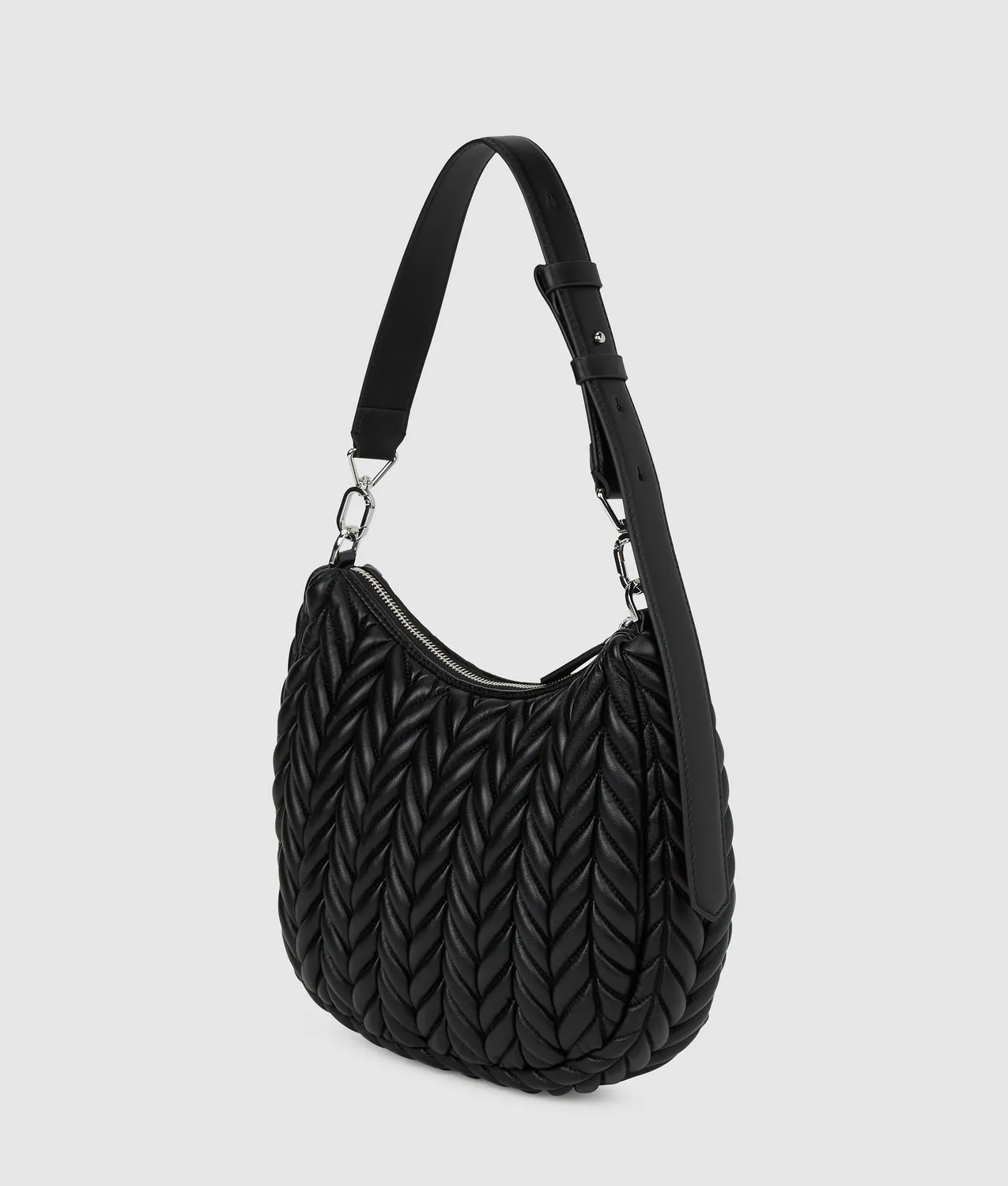 Karl Lagerfeld Eyewear K/Weave Hobo Bag Small Quilt