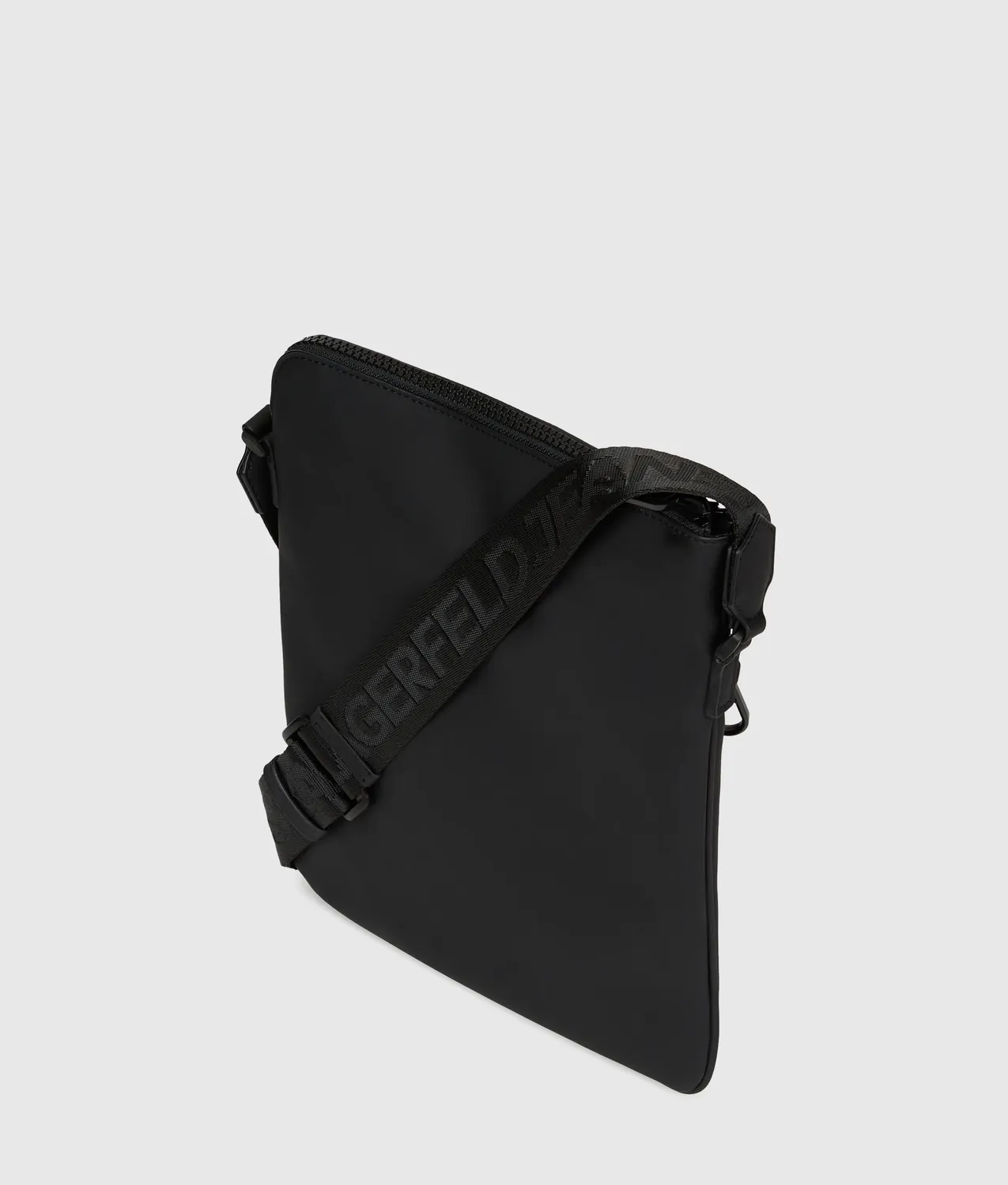 Karl Lagerfeld Crossbody Bag Coated Quote schwarz