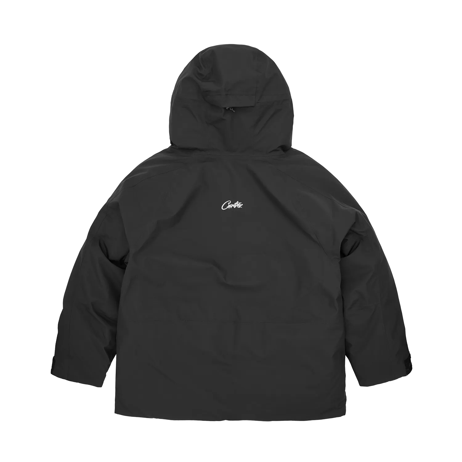 Corteiz Elitework Avalanche Bolo Parka Winterjacke Schwarz Daunen