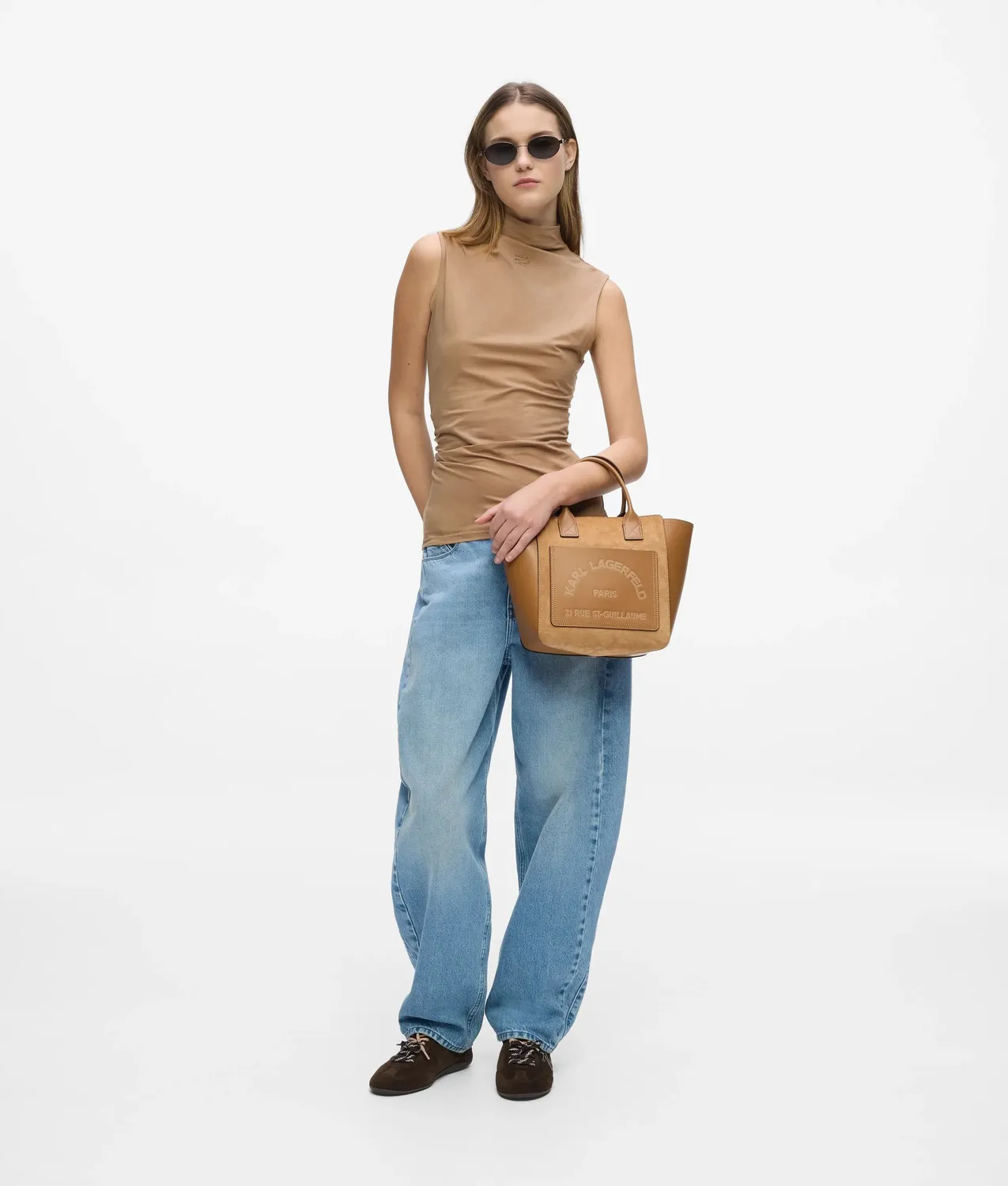 Karl Lagerfeld K/Daily Small Tote Tasche Wildleder