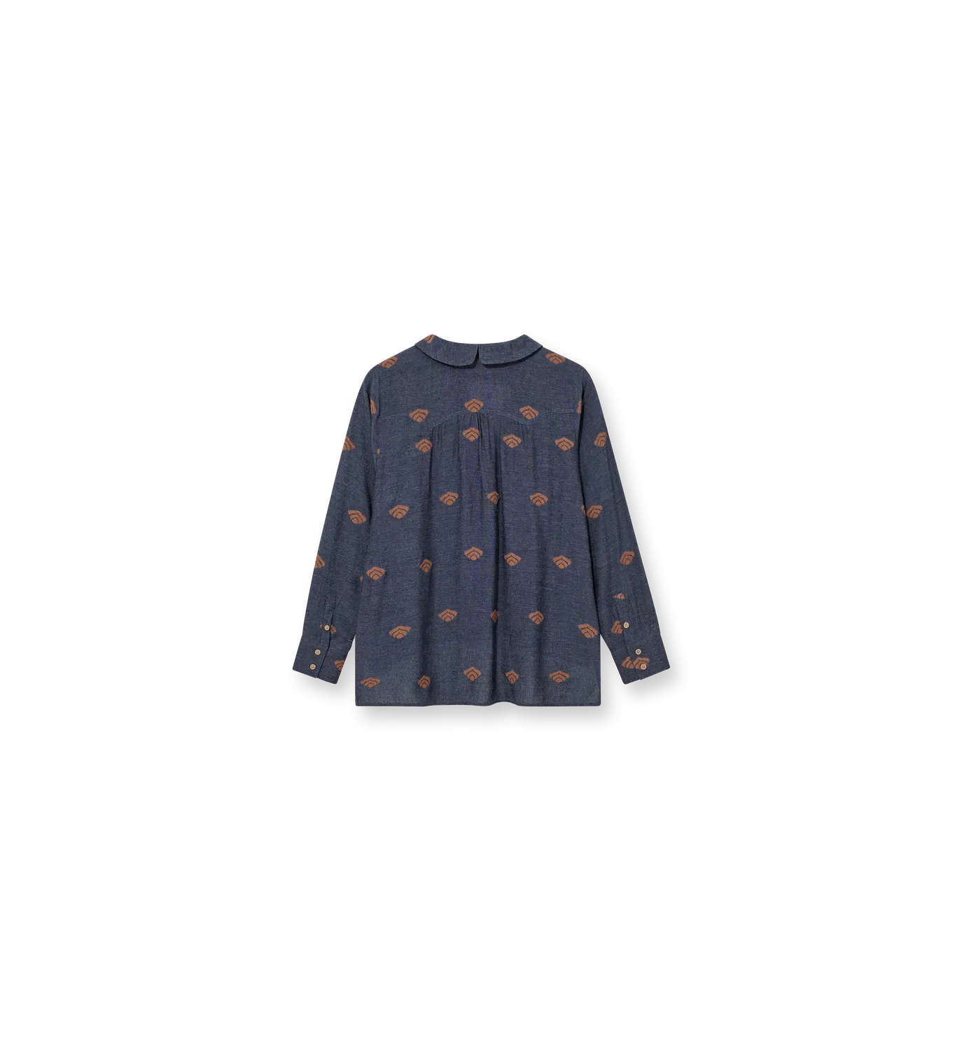 Mos Mosh MMHClear Indigo Bluse Blueberry Jacquard