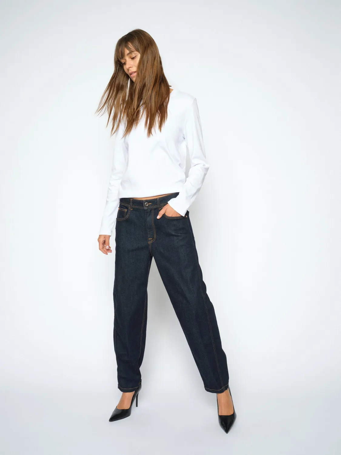 Mos Mosh MMAymen Deluxe Jeans Dunkelblau Boyfriend
