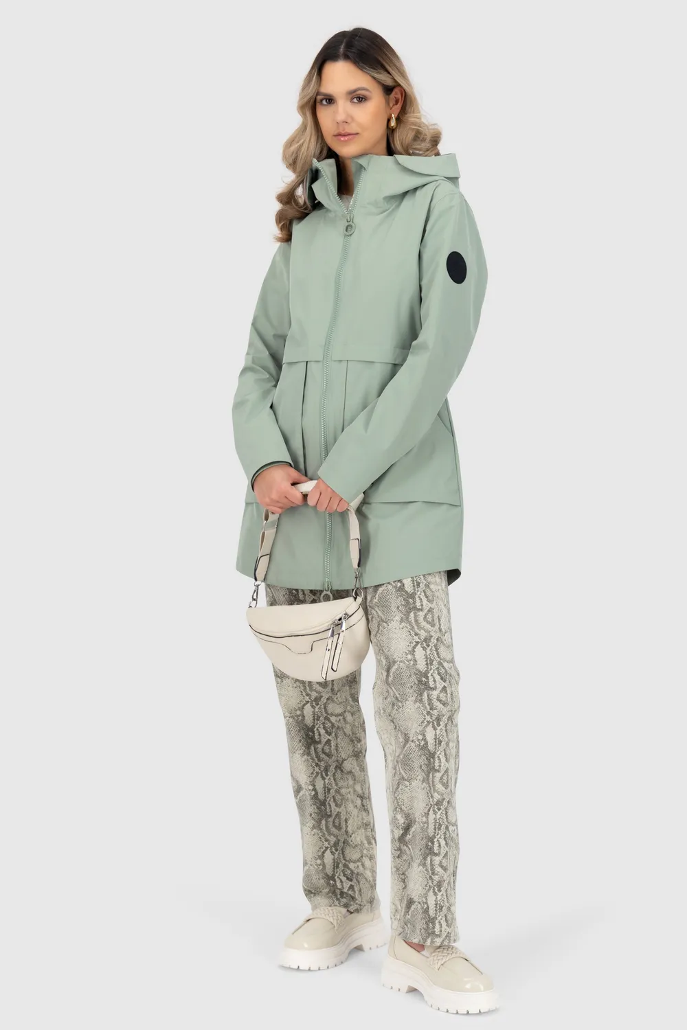 Alife & Kickin NoelieAK A Parka Hellgrün leicht