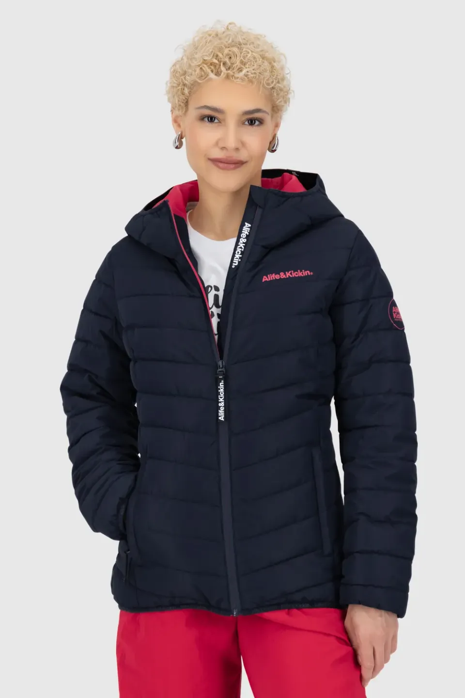 Alife & Kickin RabeaAK A Jacke Dunkelblau Steppjacke