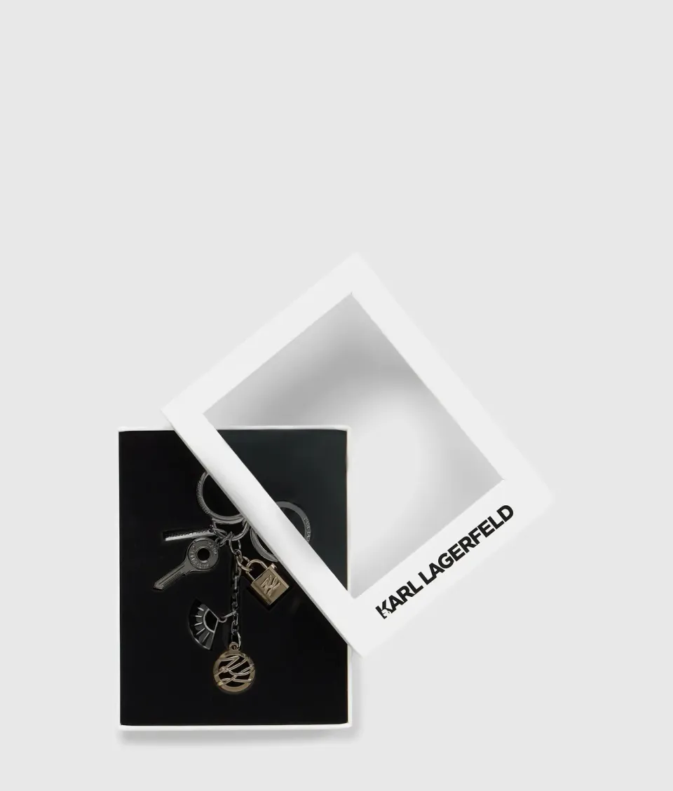 Karl Lagerfeld K/Autograph Schlüsselanhänger Multi-Charm