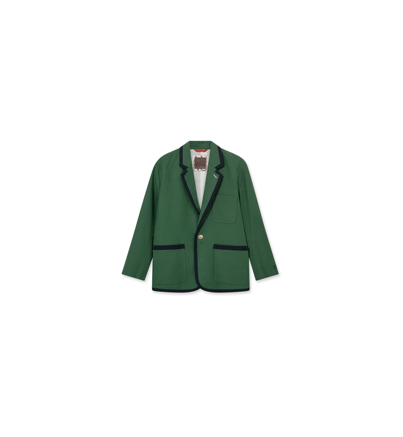 Mos Mosh MMHWisdom Edge Blazer Oversize Grün Pampas