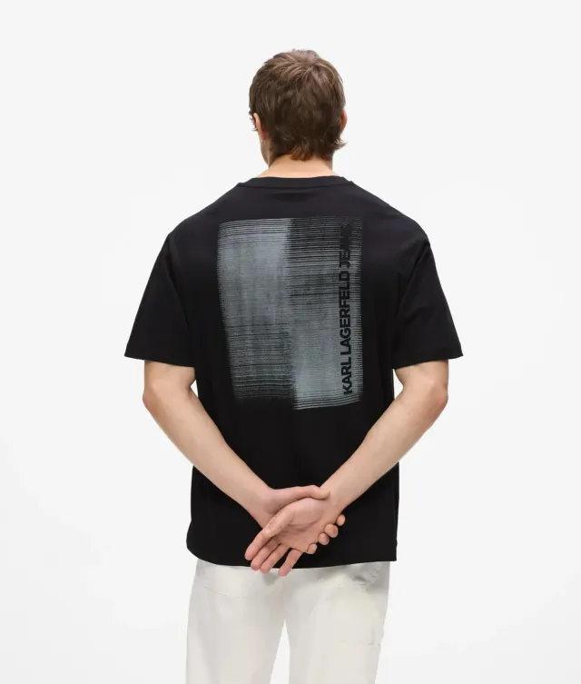 Karl Lagerfeld Jeans Gradient Logo T-Shirt relaxed