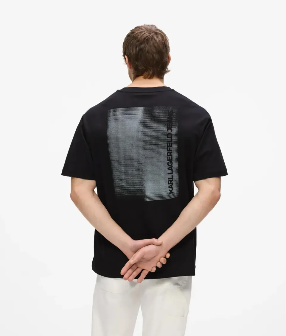 Karl Lagerfeld Jeans Gradient Logo T-Shirt relaxed