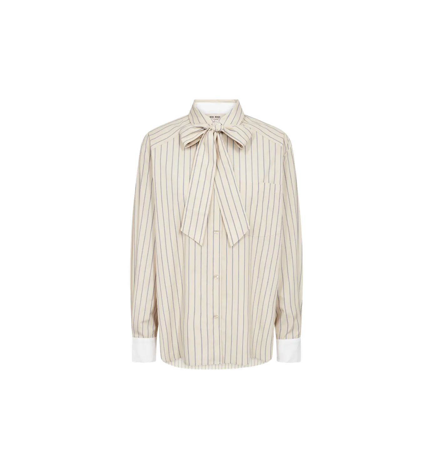 Mos Mosh Keeva Lilou Shirt Oxford Tan Oversize