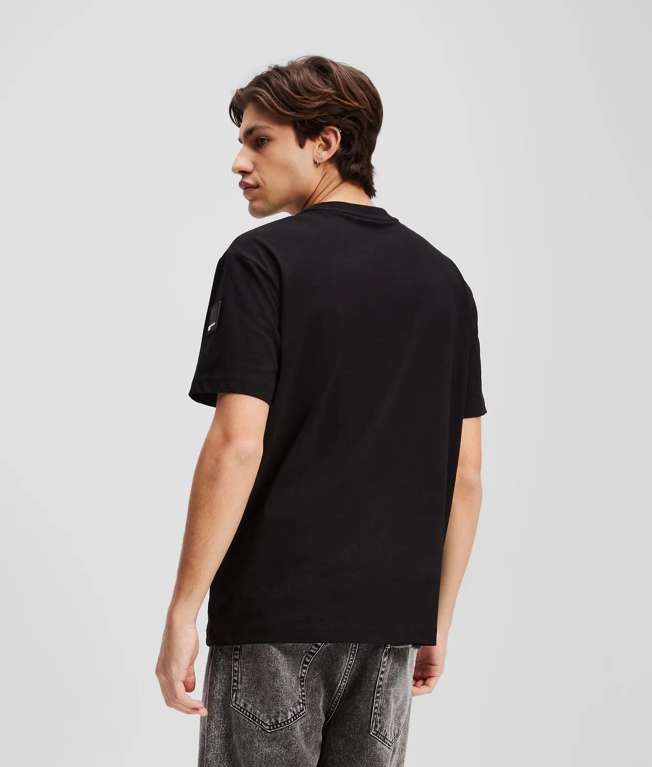 Karl Lagerfeld KL Jeans Patch Logo T-Shirt Baumwolle