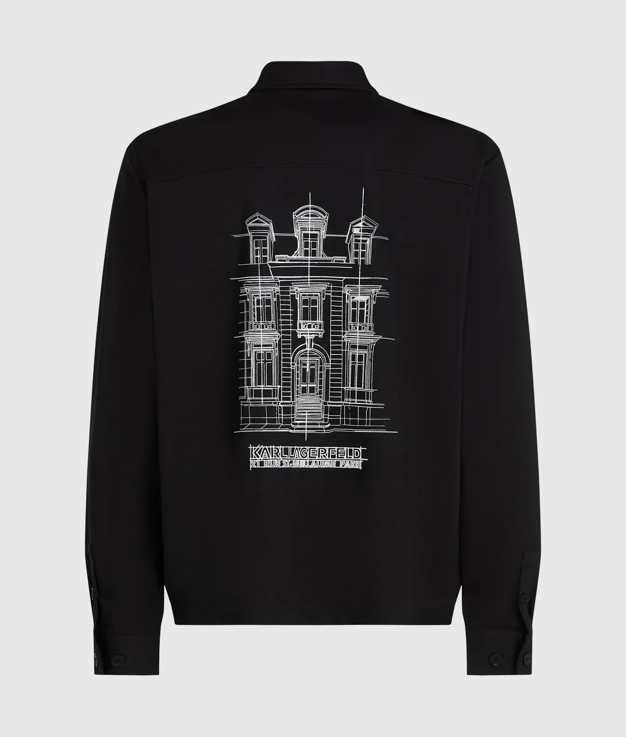 Karl Lagerfeld Maison de Karl Overshirt Jersey Zip