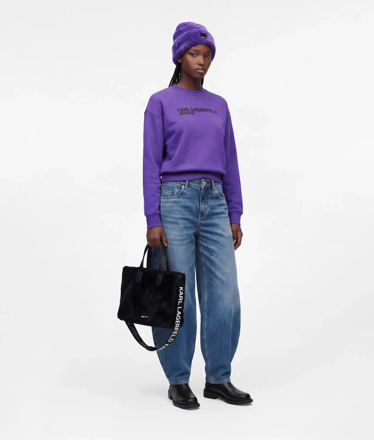 Karl Lagerfeld KL Jeans Logo Sweatshirt Baumwolle XS-XL