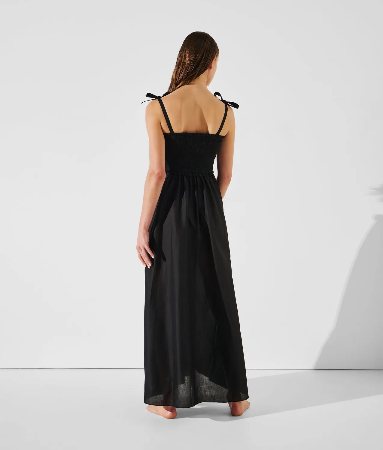Karl Lagerfeld K/Signature Strandkleid lang Stickerei